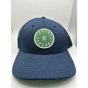 LinkSoul Hat Blue Snapback Logo Link Soul Excellent Mesh Back